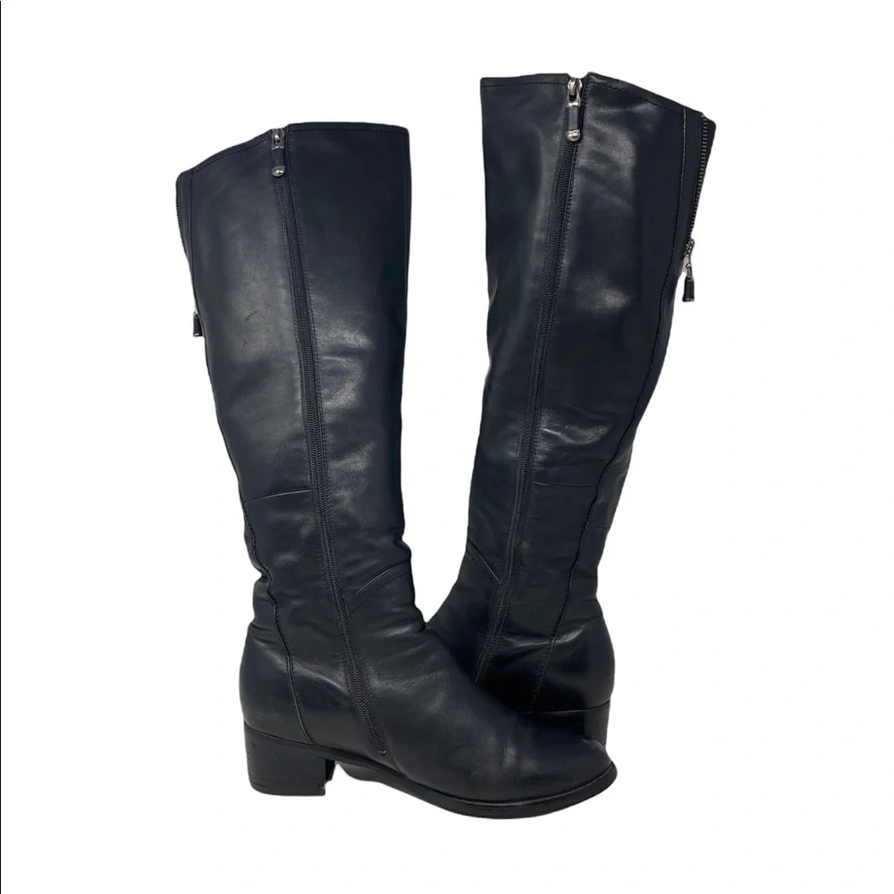 🌸 SALE 🌸 ELCHE Woman’s Leather Boot Black Size EUR 39, US 9 - Picture 3 of 11